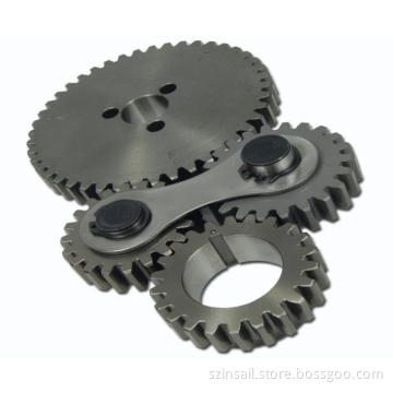 Harden Steel Machined Straight Shaft Drive Angular Bevel Gears